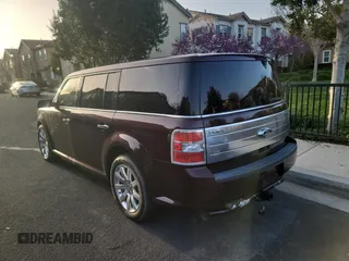 2011 Ford Flex Limited with VIN 2FMGK5DC1BBD25652, listed as a Copart auction lot 49539805 with 162,632 mi miles and Clean Title. Bid and sale history available at carsss.com. Image 3.