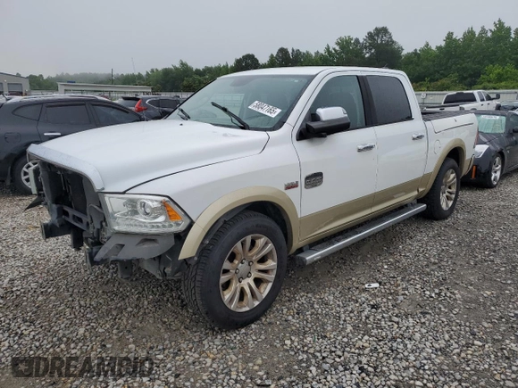 2013 Ram 1500 Laramie Longhorn with VIN 1C6RR7PT0DS647022, listed as a Copart auction lot 58047165 with 258,753 mi miles and Salvage title. Bid and sale history available at DreamBid. Image 1.