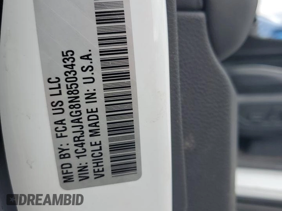 2022 Jeep Grand Cherokee Altitude with VIN 1C4RJJAG8N8503435, listed as a Copart auction lot 73829824 with Not provided miles and Non repairable. Bid and sale history available at DreamBid. Image 16.
