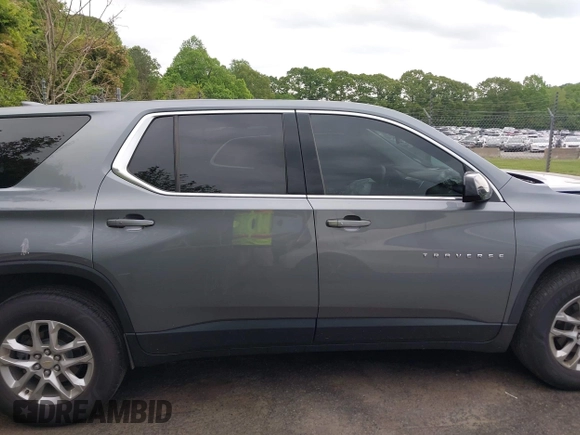 2020 Chevrolet Traverse LS with VIN 1GNERFKW5LJ245009, listed as a IAAI auction lot 42029854 with 77,771 mi miles and . Bid and sale history available at DreamBid. Image 13.