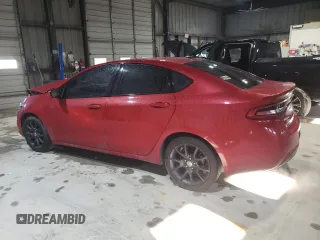 2016 Dodge Dart SXT Sport with VIN 1C3CDFFAXGD822588, listed as a Copart auction lot 51964505 with 71,220 mi miles and Salvage Title. Bid and sale history available at carsss.com. Image 2.