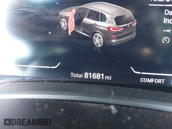 2019 BMW X5 xDrive40i with VIN 5UXCR6C58KLK85270, listed as a IAAI auction lot 42151053 with 81,681 mi miles and . Bid and sale history available at DreamBid. Image 15.