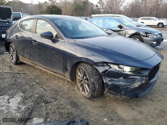 2019 Mazda Mazda3 Hatchback with VIN JM1BPALM6K1109102, listed as a Copart auction lot 87466574 with 71,994 mi miles and Salvage Title. Bid and sale history available at carsss.com. Image 4.