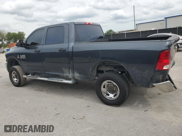 2018 Ram 2500 Tradesman with VIN 3C6UR5CL4JG142236, listed as a Copart auction lot 57782635 with 197,337 mi miles and Salvage title. Bid and sale history available at DreamBid. Image 2.