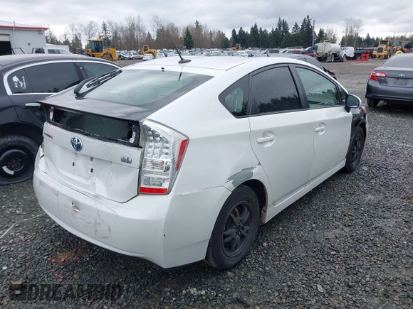 2010 Toyota Prius II with VIN JTDKN3DU3A0035576, listed as a IAAI auction lot 41788261 with 255,705 mi miles. Bid and sale history available at carsss.com. Image 4.