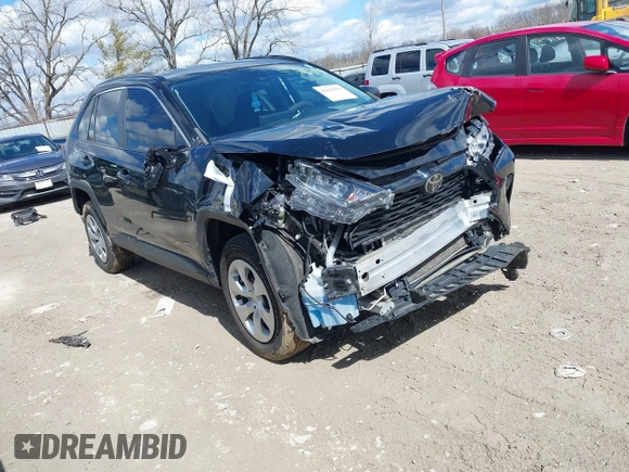 2020 Toyota RAV4 LE with VIN 2T3H1RFV5LW075011, listed as a IAAI auction lot 41865056 with 134,482 mi miles and . Bid and sale history available at DreamBid. Image 1.