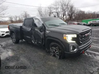 2021 GMC Sierra 1500 AT4 with VIN 3GTU9EET9MG326162, listed as a Copart auction lot 84890804 with 68,723 mi miles and Salvage Title. Bid and sale history available at carsss.com. Image 4.