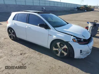 2015 Volkswagen Golf GTI SE with VIN 3VW5T7AU7FM075238, listed as a Copart auction lot 72474744 with 171,067 mi miles and Salvage Title. Bid and sale history available at carsss.com. Image 4.