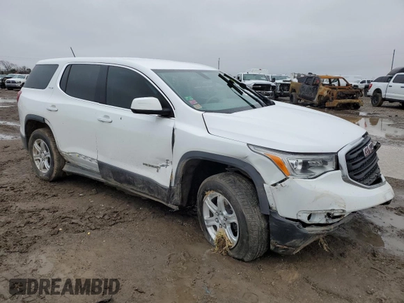 2018 GMC Acadia SLE with VIN 1GKKNKLA0JZ219651, listed as a Copart auction lot 46033945 with 140,504 mi miles and Salvage Title. Bid and sale history available at carsss.com. Image 4.