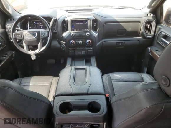 2020 GMC Sierra 1500 Denali with VIN 1GTU9FEL1LZ160062, listed as a Copart auction lot 59551395 with 106,223 mi miles and Salvage title. Bid and sale history available at DreamBid. Image 8.