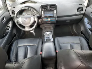 2016 Nissan LEAF S with VIN 1N4BZ0CP2GC314125, listed as a Copart auction lot 81280444 with 47,575 mi miles and Salvage Title. Bid and sale history available at carsss.com. Image 8.