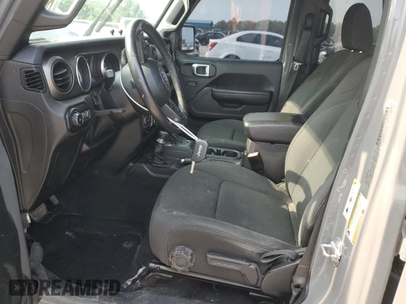 2018 Jeep Wrangler Unlimited Sport S with VIN 1C4HJXDG0JW281103, listed as a Copart auction lot 60400565 with 112,485 mi miles and Salvage title. Bid and sale history available at DreamBid. Image 7.