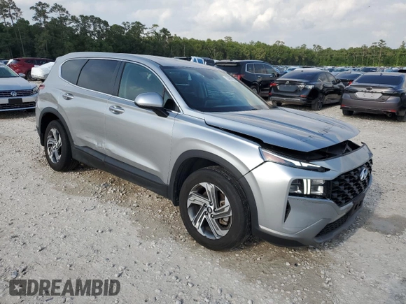 2023 Hyundai Santa Fe SE with VIN 5NMS14AJ9PH575065, listed as a Copart auction lot 54696155 with 34,964 mi miles and Salvage title. Bid and sale history available at DreamBid. Image 4.