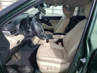 2023 Toyota Highlander L with VIN 5TDKDRBHXPS500758, listed as a Copart auction lot 58609615 with 45,653 mi miles and Salvage title. Bid and sale history available at DreamBid. Image 7.