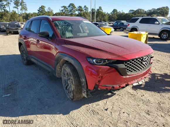2024 Mazda CX-50 2.5 S Select Package with VIN 7MMVABAM0RN201736, listed as a Copart auction lot 76103624 with 0 mi miles and Salvage Title. Bid and sale history available at carsss.com. Image 4.