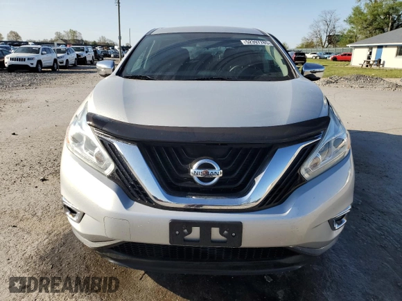2017 Nissan Murano S with VIN 5N1AZ2MG7HN199894, listed as a Copart auction lot 52397785 with 49,930 mi miles and Salvage Title. Bid and sale history available at carsss.com. Image 5.