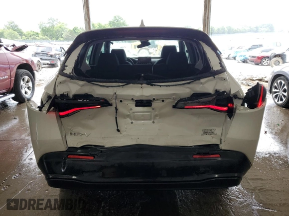 2023 Honda HR-V LX with VIN 3CZRZ2H36PM720315, listed as a Copart auction lot 61372745 with 35,531 mi miles and Salvage title. Bid and sale history available at DreamBid. Image 6.