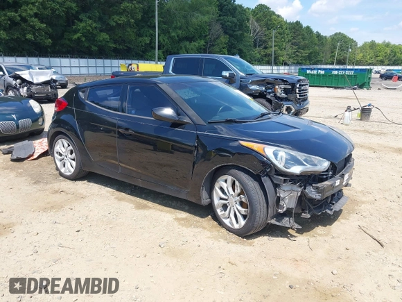 2012 Hyundai Veloster w/Black Int with VIN KMHTC6AD0CU056828, listed as a IAAI auction lot 42611623 with 136,242 mi miles and . Bid and sale history available at DreamBid. Image 1.