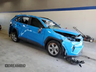 2019 Toyota RAV4 XLE with VIN 2T3P1RFV5KC009781, listed as a Copart auction lot 52262715 with Not Provided miles and Salvage Title. Bid and sale history available at DreamBid. Image 4.