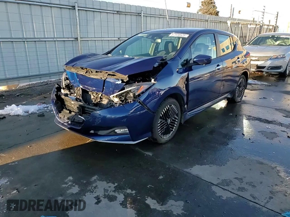 2025 Nissan LEAF SV Plus with VIN 1N4CZ1CV3SC560845, listed as a Copart auction lot 87508625 with 5,062 mi miles and Salvage Title. Bid and sale history available at carsss.com. Image 14.