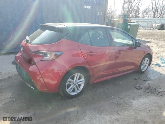 2022 Toyota Corolla Hatchback SE with VIN JTND4MBE4N3169672, listed as a Copart auction lot 51455225 with 39,545 mi miles and Salvage Title. Bid and sale history available at carsss.com. Image 3.