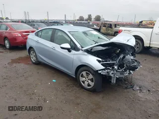 2018 Chevrolet Cruze LS with VIN 1G1BC5SMXJ7197516, listed as a IAAI auction lot 41033980 with 124,058 mi miles and . Bid and sale history available at DreamBid. Image 1.