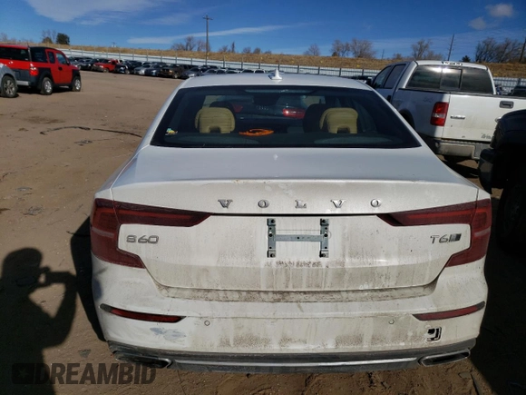 2019 Volvo S60 Inscription with VIN 7JRA22TL6KG012634, listed as a Copart auction lot 39152904 with 46,300 mi miles. Bid and sale history available at carsss.com. Image 6.
