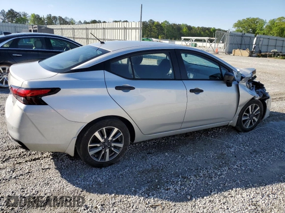 2024 Nissan Versa S with VIN 3N1CN8DVXRL896202, listed as a Copart auction lot 52783645 with 22,496 mi miles and Salvage Title. Bid and sale history available at DreamBid. Image 3.
