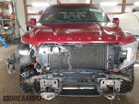 2018 Ford F-150 XL with VIN 1FTEW1EG6JFA58502, listed as a Copart auction lot 43401285 with 127,424 mi miles and Salvage Title. Bid and sale history available at carsss.com. Image 5.