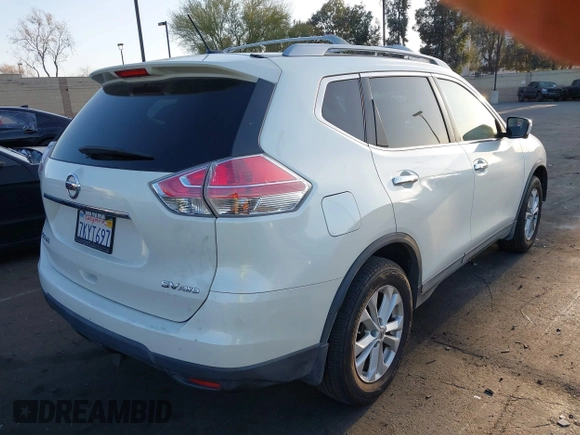 2015 Nissan Rogue SL with VIN 5N1AT2MV0FC839503, listed as a IAAI auction lot 41969452 with 113,415 mi miles and . Bid and sale history available at DreamBid. Image 4.