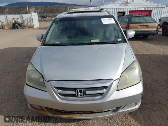 2005 Honda Odyssey TOURING with VIN 5FNRL38855B035443, listed as a IAAI auction lot 41748539 with 1 mi miles. Bid and sale history available at carsss.com. Image 11.