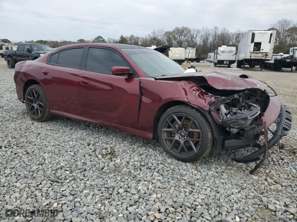 2018 Dodge Charger Daytona with VIN 2C3CDXCT0JH340136, listed as a Copart auction lot 87582455 with 100,430 mi miles and Salvage Title. Bid and sale history available at carsss.com. Image 4.