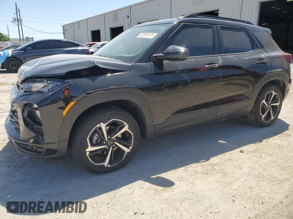 2021 Chevrolet TrailBlazer RS with VIN KL79MTSL8MB164365, listed as a Copart auction lot 52881875 with 48,142 mi miles and Salvage Title. Bid and sale history available at carsss.com. Image 1.