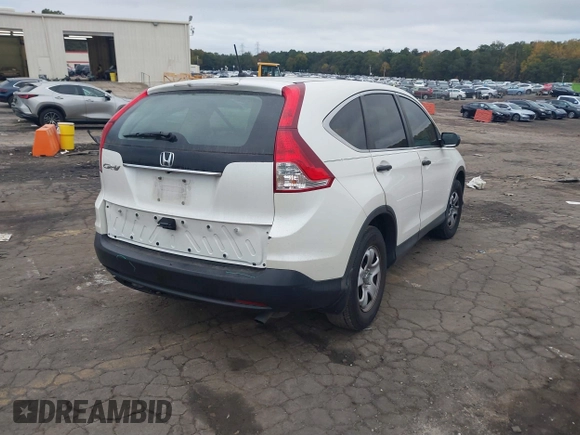 2014 Honda CR-V LX with VIN 5J6RM3H39EL015673, listed as a IAAI auction lot 40808262 with 156,729 mi miles. Bid and sale history available at carsss.com. Image 4.
