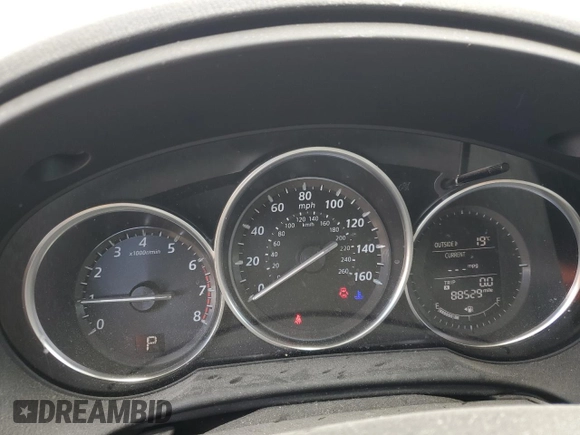 2015 Mazda CX-5 Grand Touring with VIN JM3KE4DY9F0536771, listed as a Copart auction lot 51801775 with 88,529 mi miles and Salvage Title. Bid and sale history available at DreamBid. Image 9.