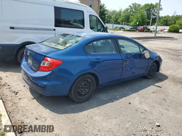 2012 Honda Civic LX с VIN 2HGFB2F51CH515058, выставлен на аукционе Copart как лот 60691465 с пробегом 6 009 миль миль и Чистый • Clean title. История ставок и продаж доступна на DreamBid. Изображение 3.