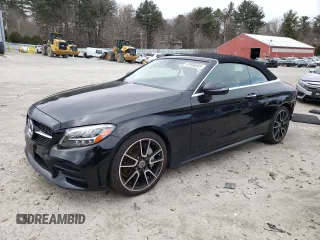 2020 Mercedes-Benz C 300 with VIN W1KWK8DB7LF998007, listed as a Copart auction lot 47938565 with 41,375 mi miles and Salvage Title. Bid and sale history available at DreamBid. Image 1.