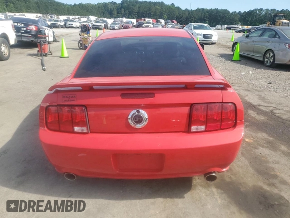 2009 Ford Mustang GT with VIN 1ZVHT82H795144055, listed as a Copart auction lot 58176385 with 59,049 mi miles and Salvage title. Bid and sale history available at DreamBid. Image 6.