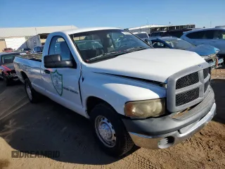 2005 Dodge Ram 2500 SLT with VIN 3D7KR26D55G840336, listed as a Copart auction lot 73039634 with 34,341 mi miles and Salvage Title. Bid and sale history available at carsss.com. Image 4.
