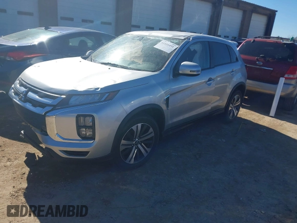 2021 Mitsubishi Outlander Sport ES with VIN JA4ARUAU5MU031062, listed as a IAAI auction lot 41416491 with 42,777 mi miles. Bid and sale history available at carsss.com. Image 2.