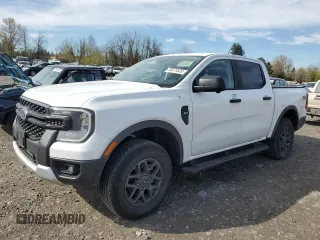 2024 Ford Ranger XLT with VIN 1FTER4HH9RLE09395, listed as a Copart auction lot 50073535 with 14,178 mi miles and Salvage title. Bid and sale history available at DreamBid. Image 1.