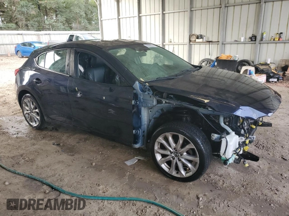 2014 Mazda 3 S Touring with VIN JM1BM1L36E1188615, listed as a Copart auction lot 80682274 with 84,888 mi miles and Salvage Title. Bid and sale history available at DreamBid. Image 4.