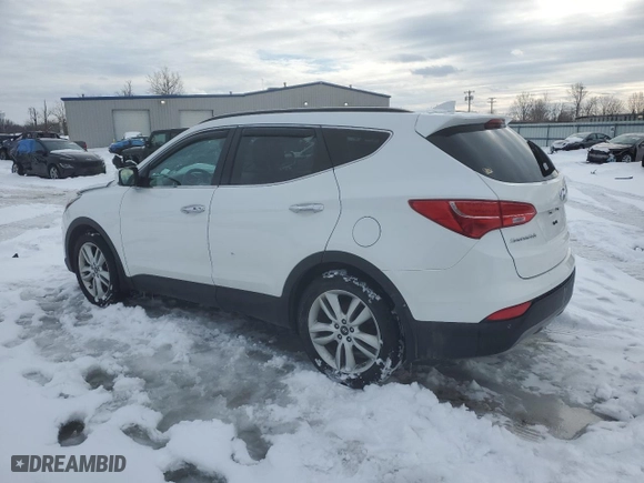 2016 Hyundai Santa Fe Sport with VIN 5XYZWDLA3GG340510, listed as a Copart auction lot 46305755 with 122,564 mi miles and Salvage Title. Bid and sale history available at carsss.com. Image 2.