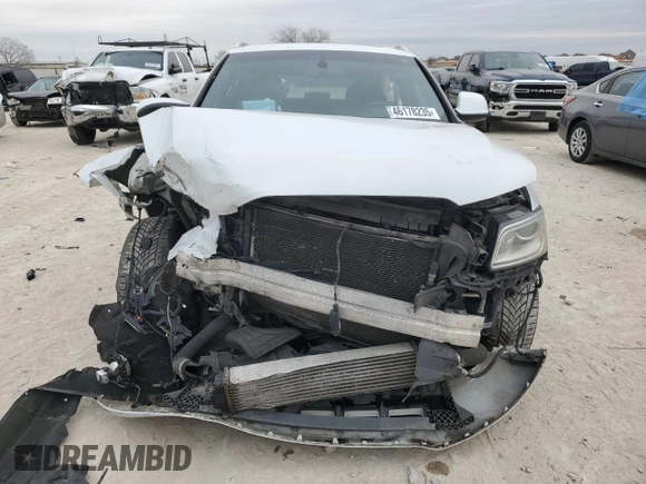 2015 Audi Q5 Premium with VIN WA1CFAFP4FA055408, listed as a Copart auction lot 46178235 with 90,187 mi miles and Salvage Title. Bid and sale history available at carsss.com. Image 5.