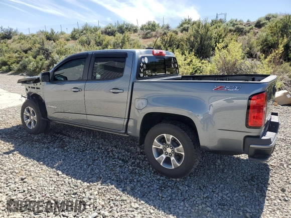 2018 Chevrolet Colorado 4WD Z71 with VIN 1GCGTDEN7J1283266, listed as a Copart auction lot 57833615 with 58,563 mi miles and Salvage title. Bid and sale history available at DreamBid. Image 2.