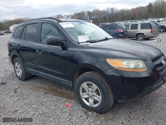 2009 Hyundai Santa Fe GLS with VIN 5NMSG13D39H307765, listed as a IAAI auction lot 41736460 with 1 mi miles. Bid and sale history available at carsss.com. Image 1.