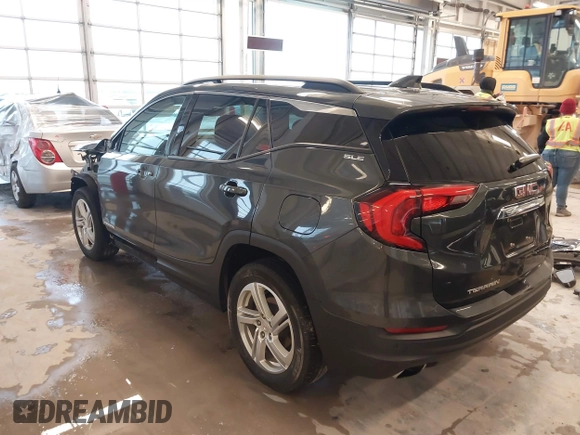 2018 GMC Terrain SLE with VIN 3GKALMEX5JL225774, listed as a IAAI auction lot 41727085 with 99,821 mi miles and . Bid and sale history available at carsss.com. Image 3.