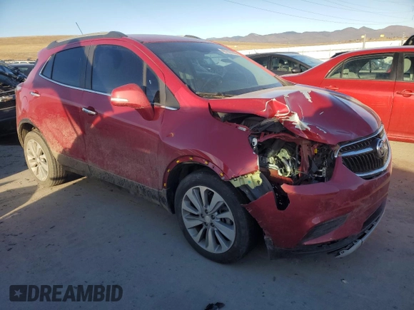 2018 Buick Encore Preferred with VIN KL4CJASB3JB582142, listed as a Copart auction lot 48795105 with Not Provided miles and Salvage Title. Bid and sale history available at carsss.com. Image 4.
