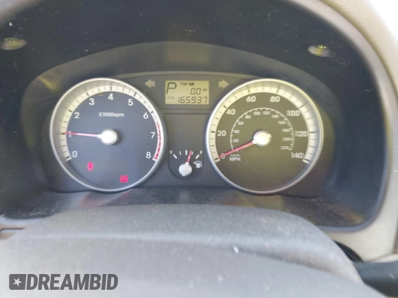 2009 Hyundai Accent Auto GLS with VIN KMHCN46C79U367311, listed as a IAAI auction lot 41861834 with 165,937 mi miles. Bid and sale history available at carsss.com. Image 7.