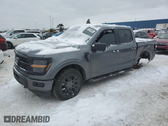 2024 Ford F-150 XLT with VIN 1FTFW3LD4RFA64867, listed as a Copart auction lot 45149695 with 3,869 mi miles and Clean Title. Bid and sale history available at carsss.com. Image 1.